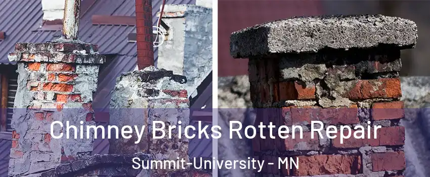 Chimney Bricks Rotten Repair Summit-University - MN