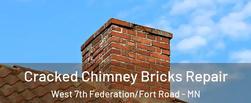 Cracked Chimney Bricks Repair West 7th Federation/Fort Road - MN