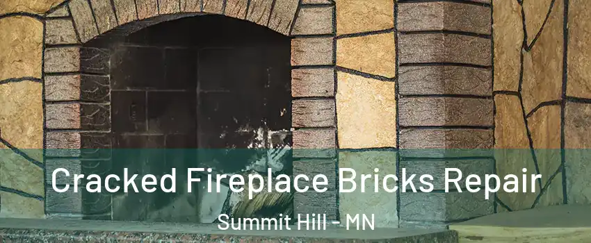 Cracked Fireplace Bricks Repair Summit Hill - MN