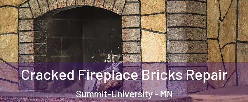 Cracked Fireplace Bricks Repair Summit-University - MN