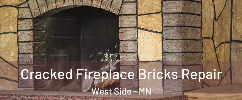 Cracked Fireplace Bricks Repair West Side - MN