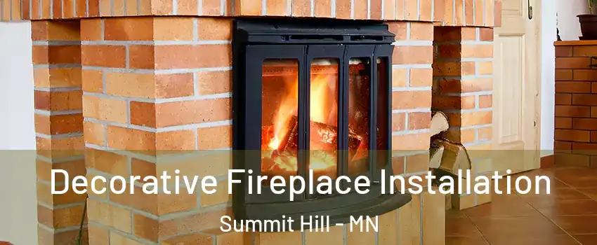 Decorative Fireplace Installation Summit Hill - MN