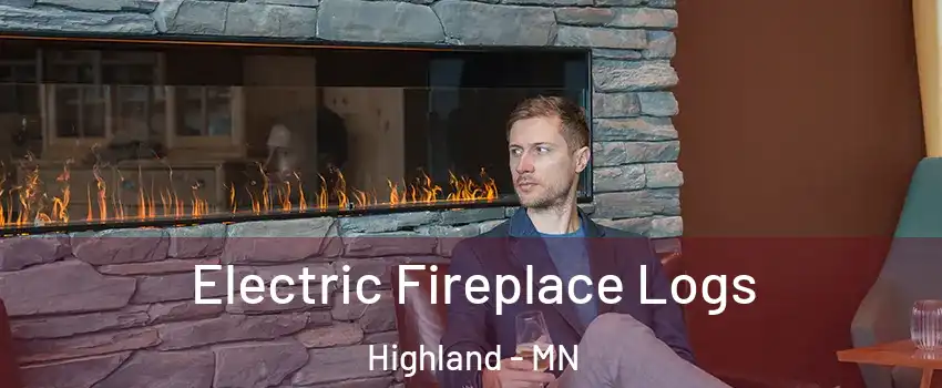 Electric Fireplace Logs Highland - MN