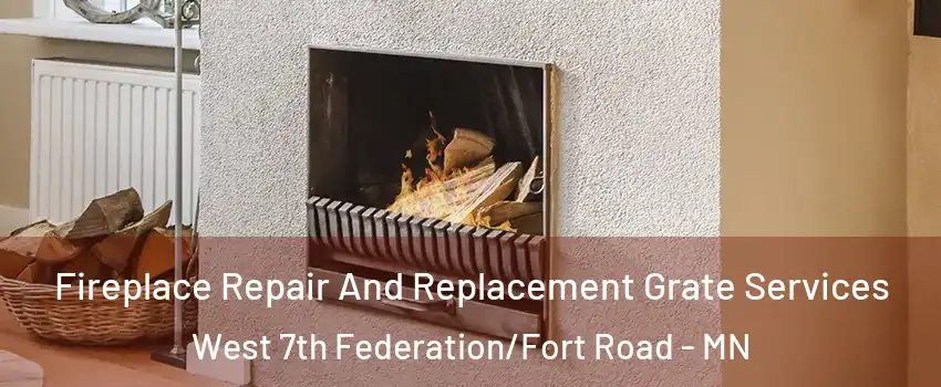 Fireplace Repair And Replacement Grate Services West 7th Federation/Fort Road - MN