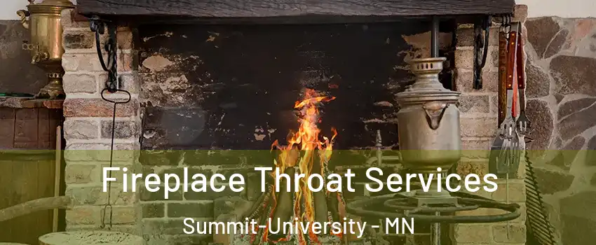 Fireplace Throat Services Summit-University - MN