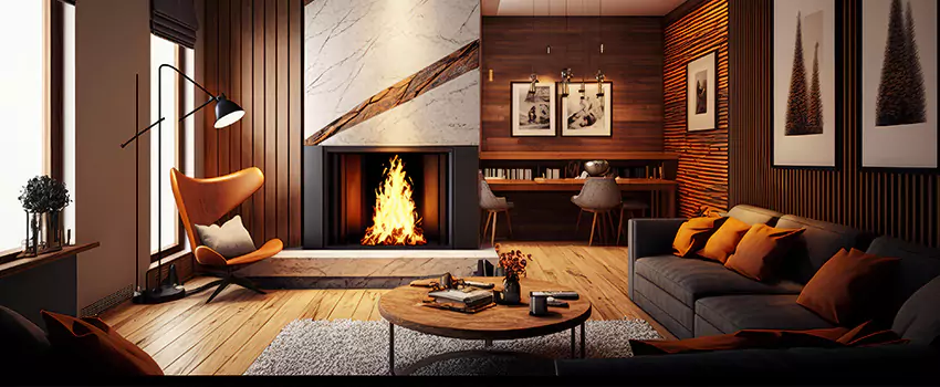Fireplace Design Ideas in West 7th Federation/Fort Road, MN