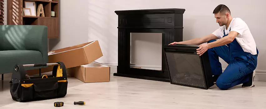 Old Rusted Metal Fireplace Repair And Replacement in West 7th Federation/Fort Road, MN