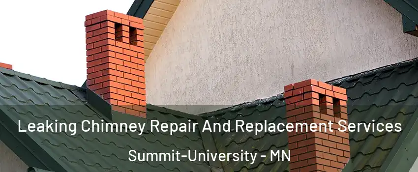 Leaking Chimney Repair And Replacement Services Summit-University - MN