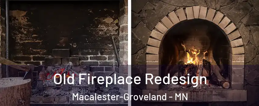 Old Fireplace Redesign Macalester-Groveland - MN