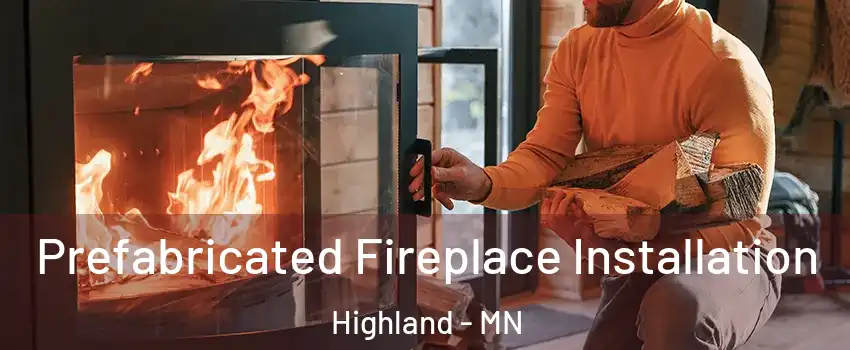 Prefabricated Fireplace Installation Highland - MN