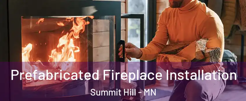 Prefabricated Fireplace Installation Summit Hill - MN