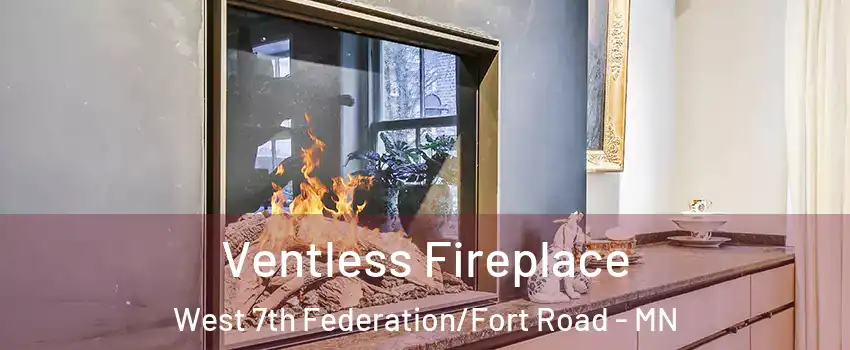 Ventless Fireplace West 7th Federation/Fort Road - MN